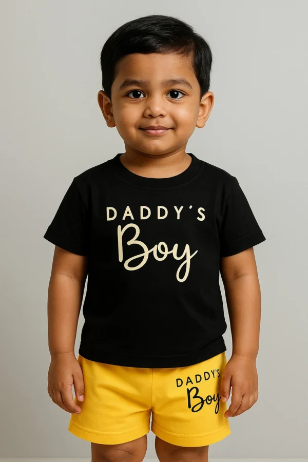 Stylish Cotton Printed T shirt Set For Baby
