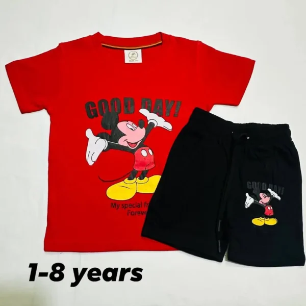 Stylish Cotton Printed T shirt Set For