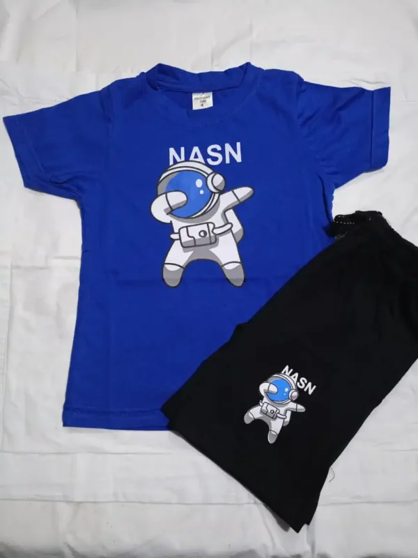 Stylish Cotton Printed T shirt Set For Kid's