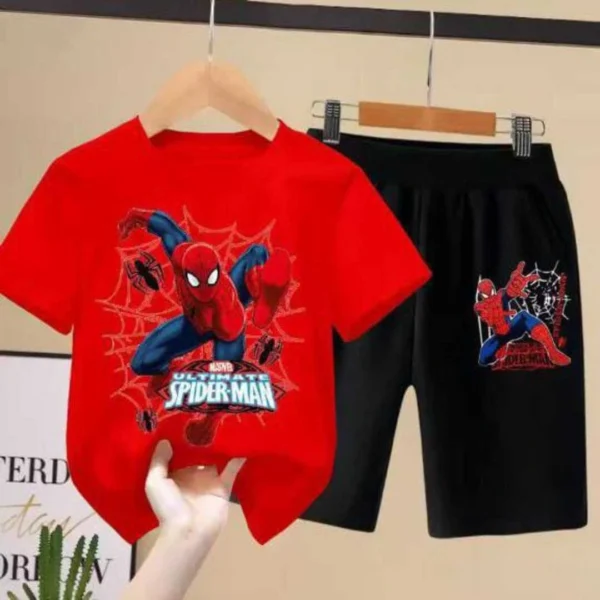 Stylish Cotton Printed T shirt Set For Kid's